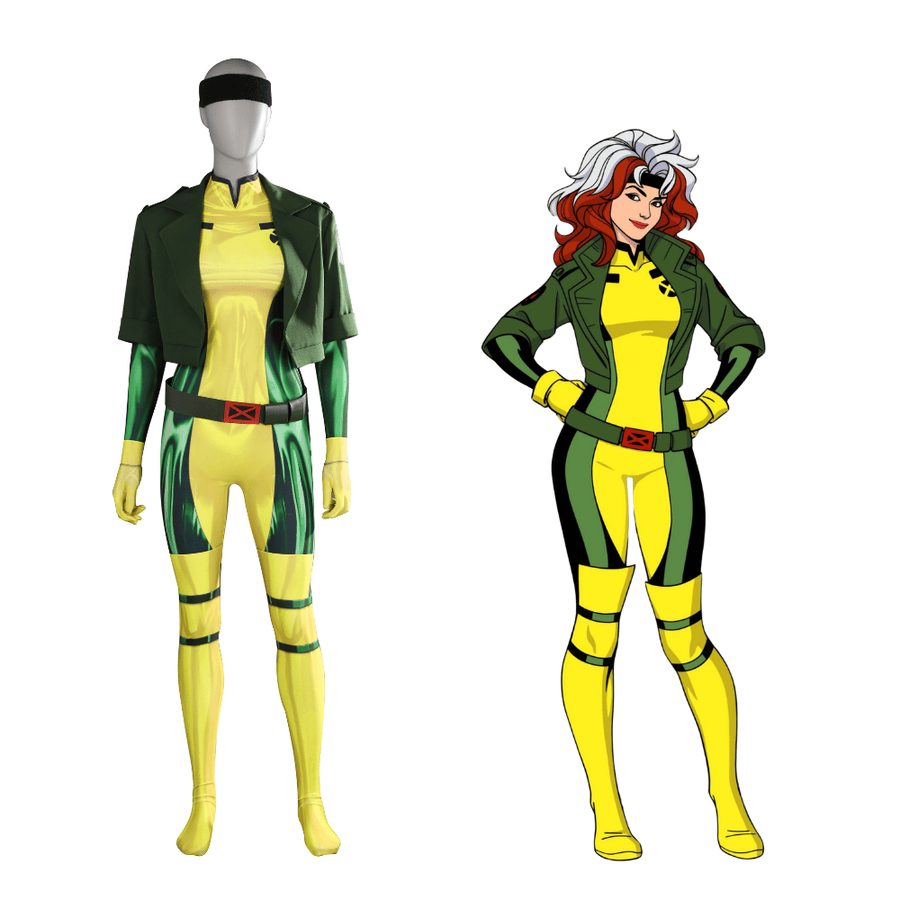 X-Men ’97 Rogue Anna Marie Cosplay Costume | Marvel Outfit