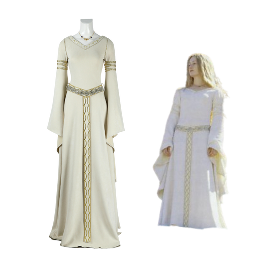 Costume de cosplay d'Eowyn du Seigneur des Anneaux | Tenue fantaisie