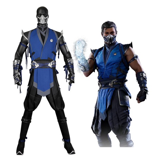 Costume de cosplay Sub-Zero de Mortal Kombat | Tenue de jeu