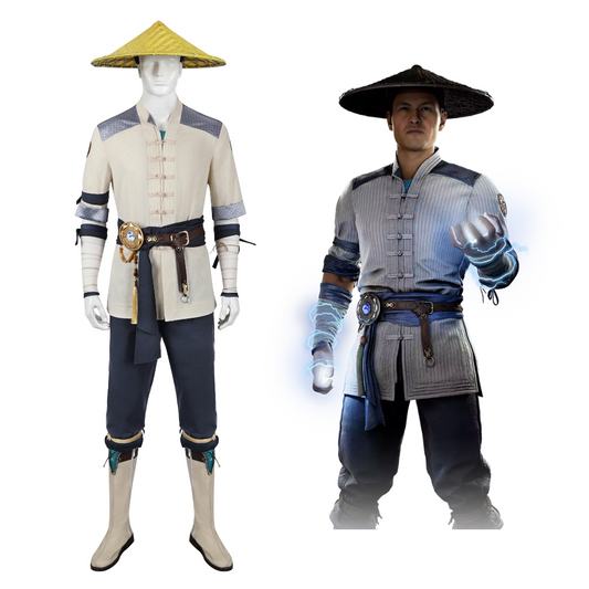 Costume de Raiden de Mortal Kombat | Tenue de jeu vidéo