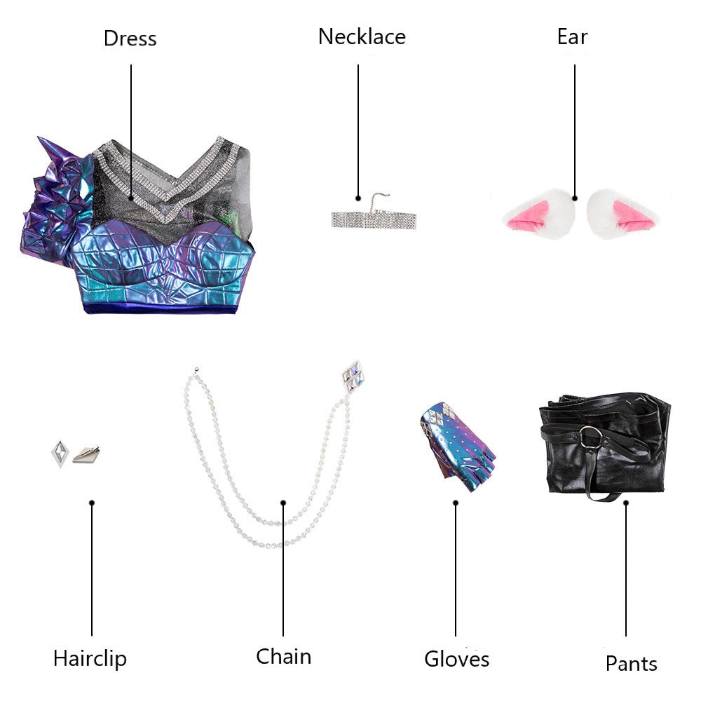 League of Legends KDA Ahri Cosplay Costume | Gaming Outfit