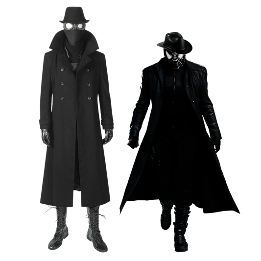 Spider-Verse Spider-Man Noir Cosplay Costume | Marvel Outfit