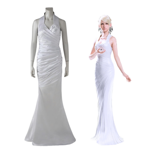 Final Fantasy XV Lunafreya Nox Fleuret Cosplay Costume | Gaming Outfit