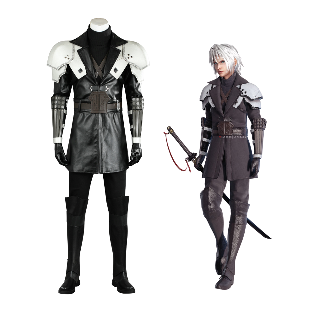 Final Fantasy VII Sephiroth V2 Cosplay Costume | Gaming Outfit