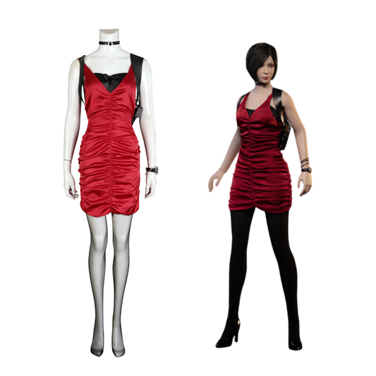 Resident Evil 4 Remake Ada Wong V2 Cosplay Costume | Gaming Outfit