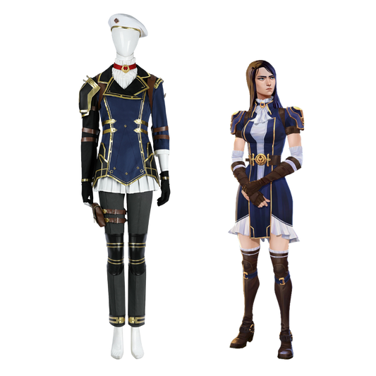 Arcane League of Legends Caitlyn Kiramman Cosplay Costume | Gaming Outfit