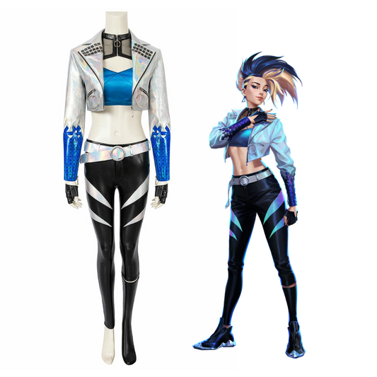 League of Legends KDA Akali Cosplay Costume | Gaming Outfit