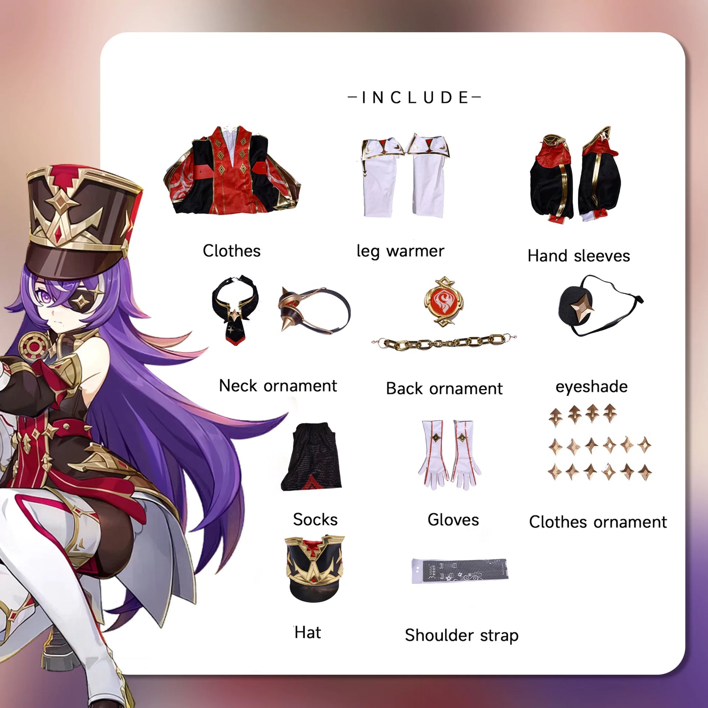 Genshin Impact Chevreuse Cosplay Costume | Gaming Outfit