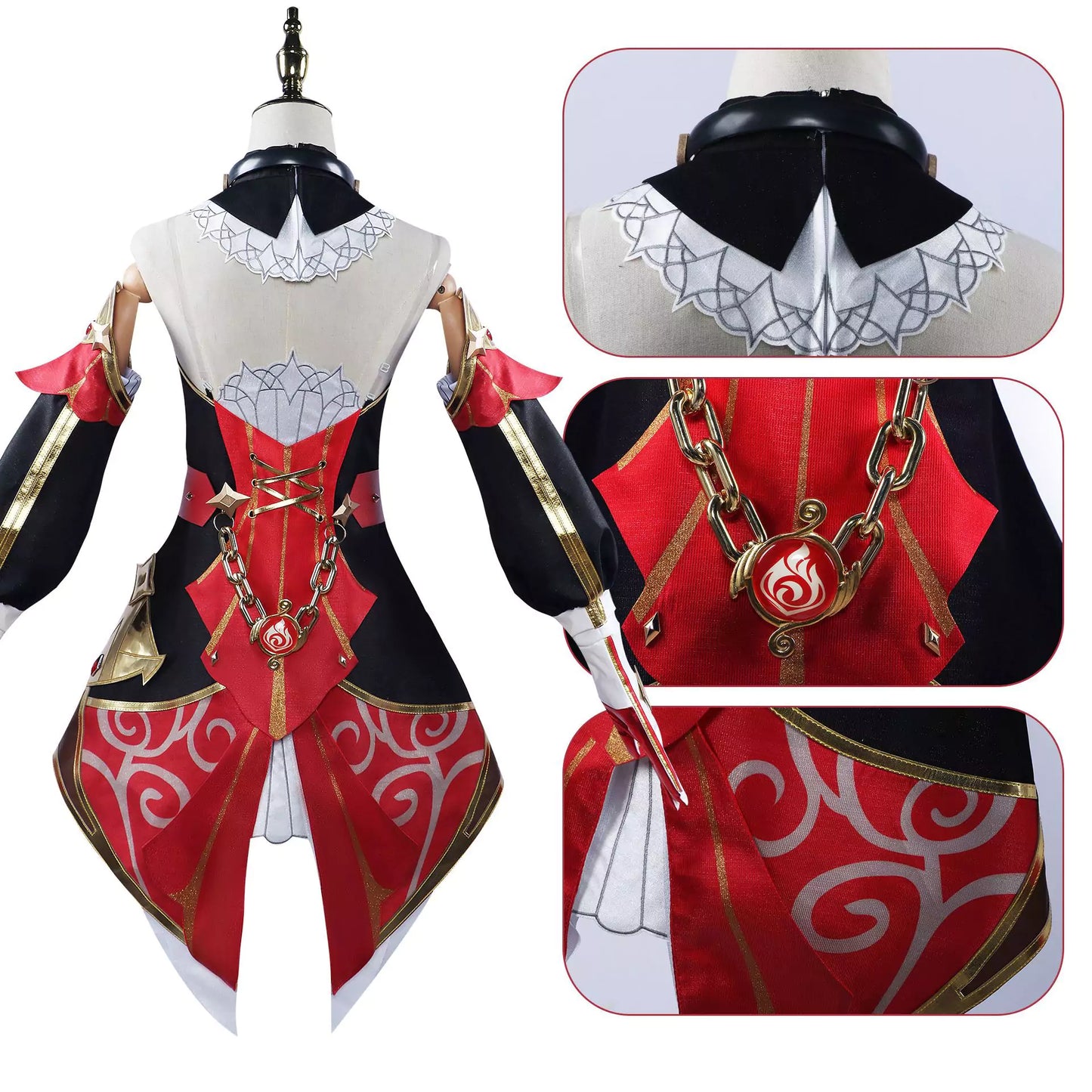 Genshin Impact Chevreuse Cosplay Costume | Gaming Outfit