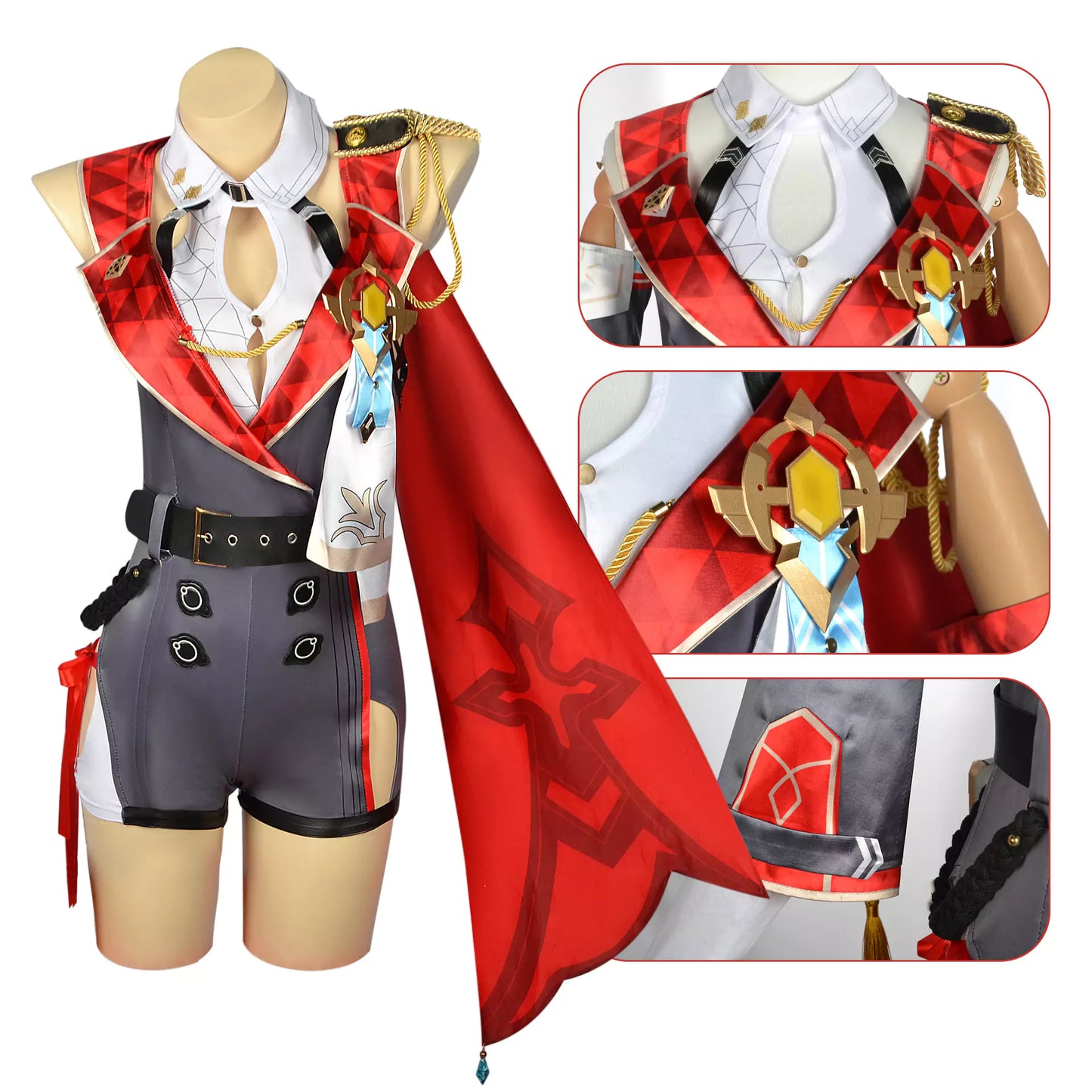 Honkai Star Rail Topaz Cosplay Costume | Gaming Outfit