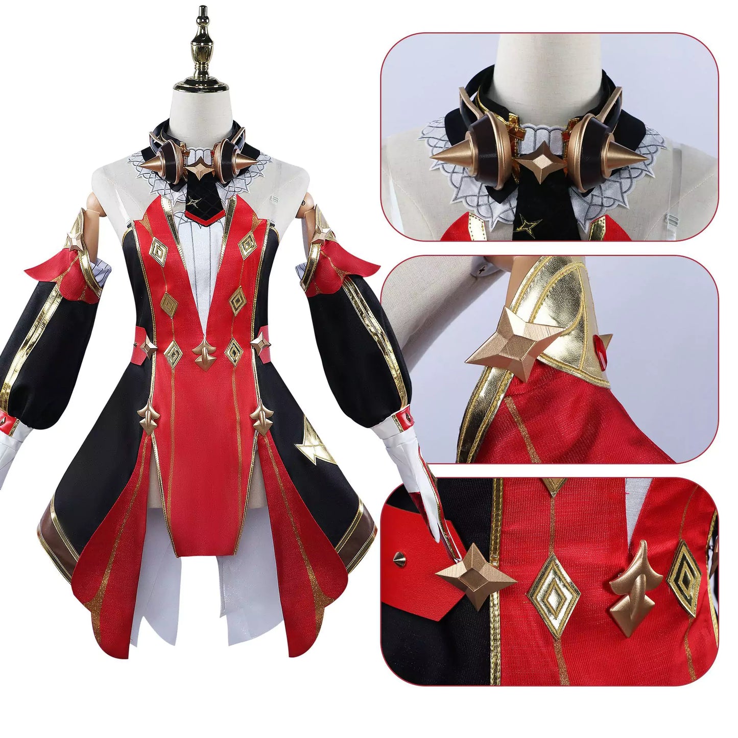 Genshin Impact Chevreuse Cosplay Costume | Gaming Outfit