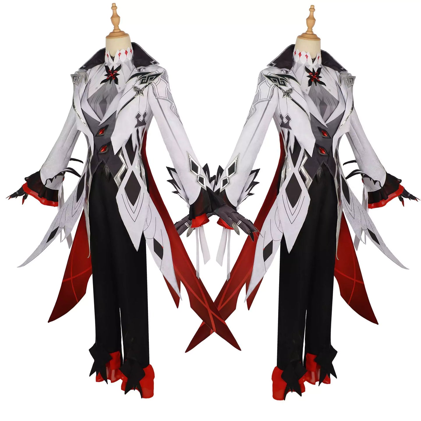 Genshin Impact Arlecchino Cosplay Costume | Gaming Outfit