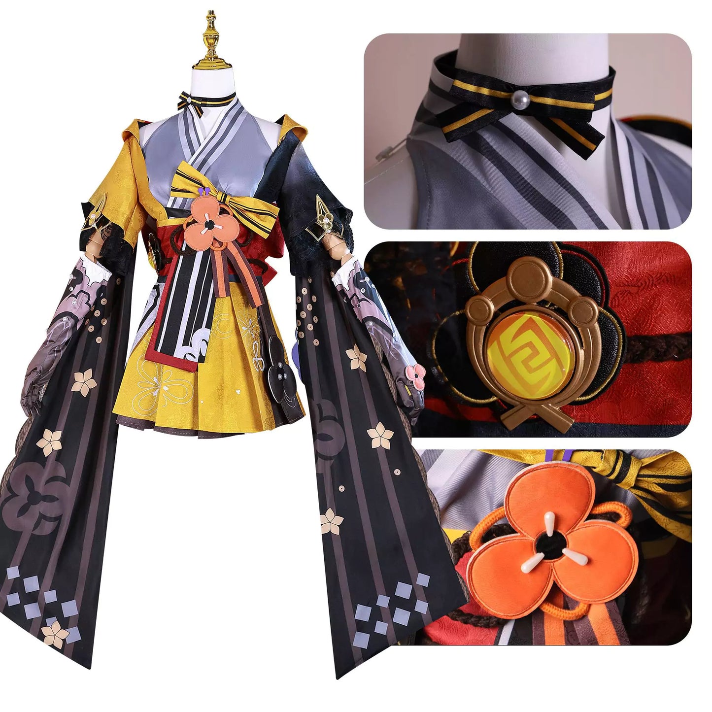 Genshin Impact Chiori Cosplay Costume | Gaming Outfit