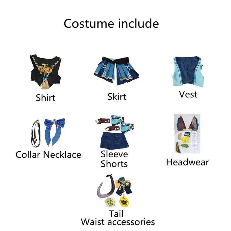 Genshin Impact Kirara Cosplay Costume | Gaming Outfit