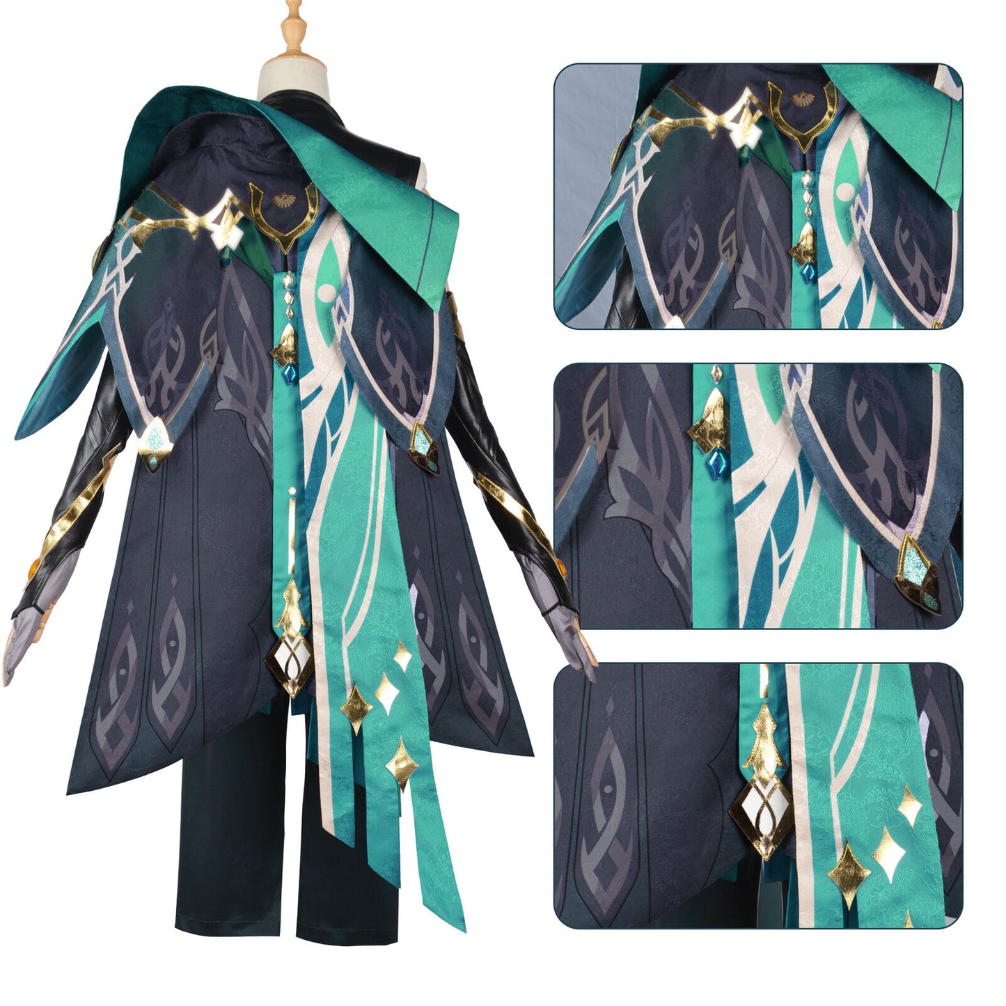 Genshin Impact Alhaitham Cosplay Costume | Gaming Outfit