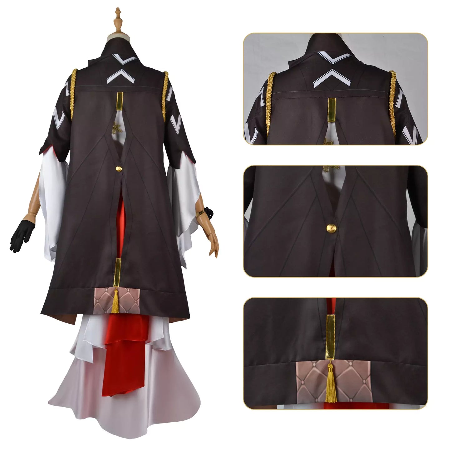 Honkai Star Rail Himeko Cosplay Costume | Gaming Outfit