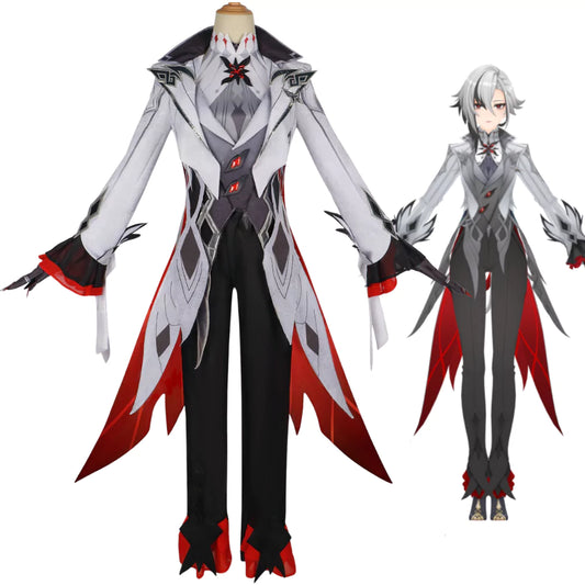 Genshin Impact Arlecchino Cosplay Costume | Gaming Outfit