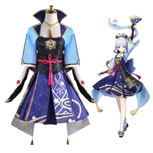 Genshin Impact Kamisato Ayaka Cosplay Costume | Gaming Outfit