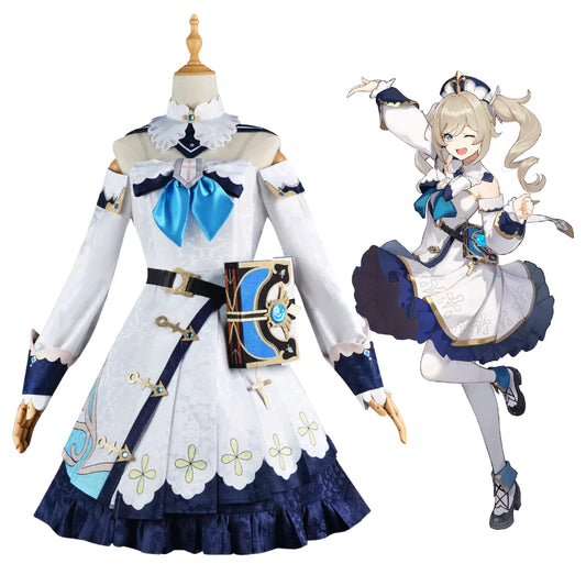 Genshin Impact Barbara Cosplay Costume | Gaming Outfit