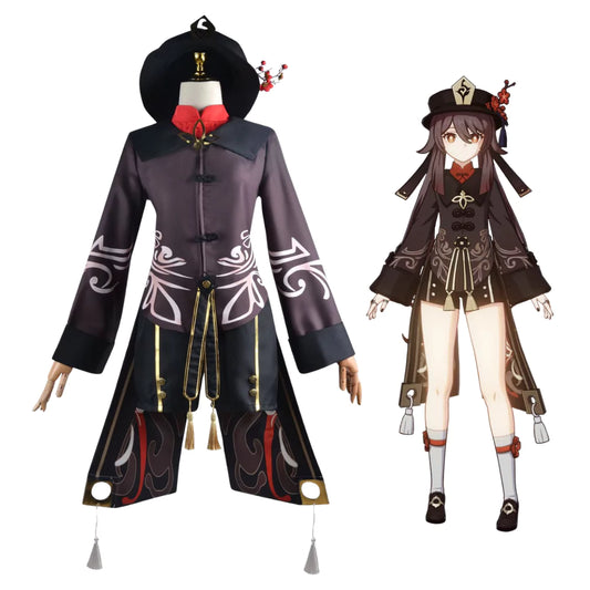 Genshin Impact Hutao Cosplay Costume | Gaming Outfit