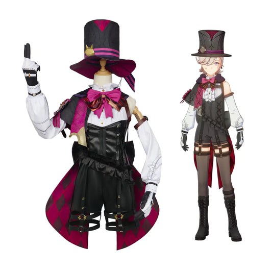Genshin Impact Lyney Cosplay Costume | Gaming Outfit