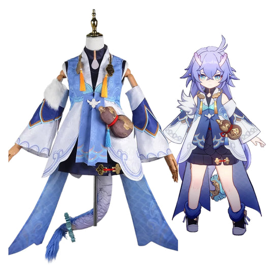 Honkai Star Rail Bailu Cosplay Costume | Gaming Outfit