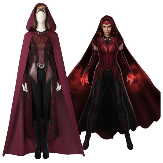Dr. Strange Wanda Maximoff Cosplay Costume | Marvel Outfit