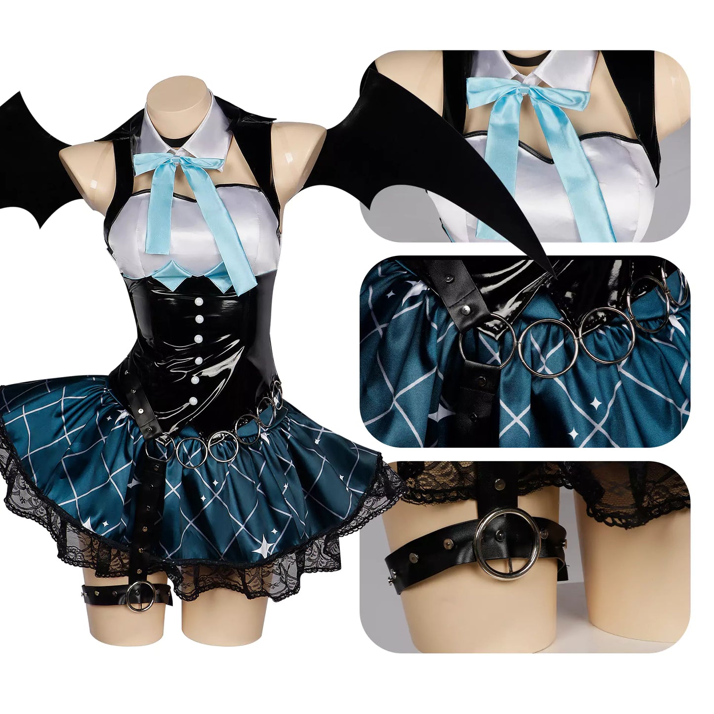 Hatsune Miku Vocaloid Rascal The Raccoon Complete Cosplay Costume Outfit