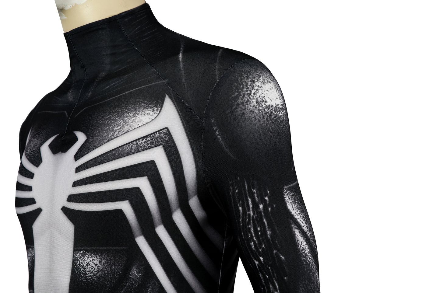 Marvel Spiderman 2 Black Suit Complete Cosplay Costume Outfit