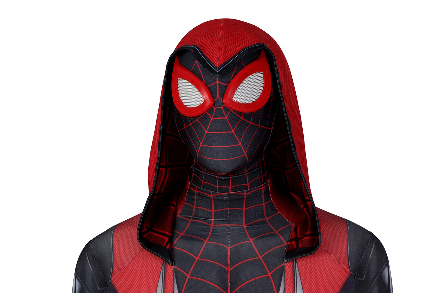 Spider-Man PS5 Crimson Cowl Suit Cosplay Costume | Marvel Outfit