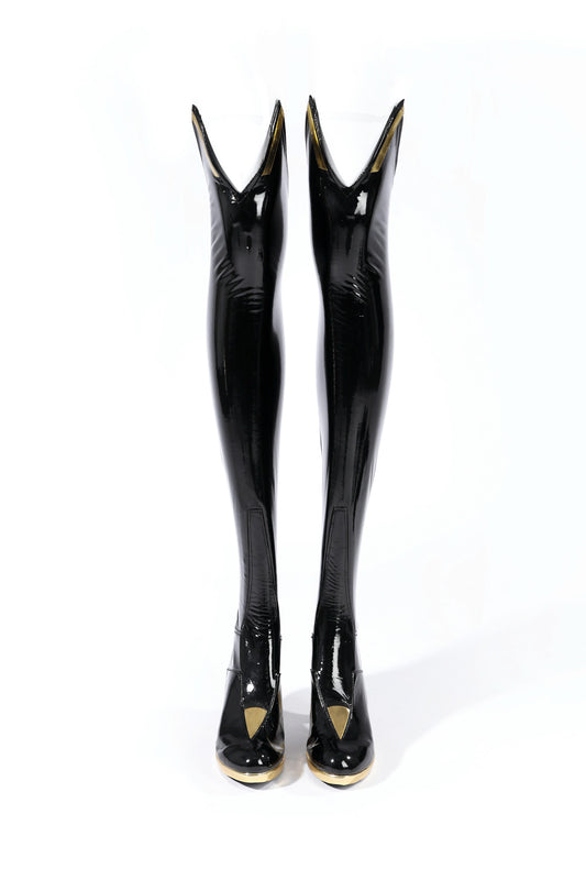 Marvel Rivals White Queen Emma Custom Cosplay Shoes | Gaming Footwear