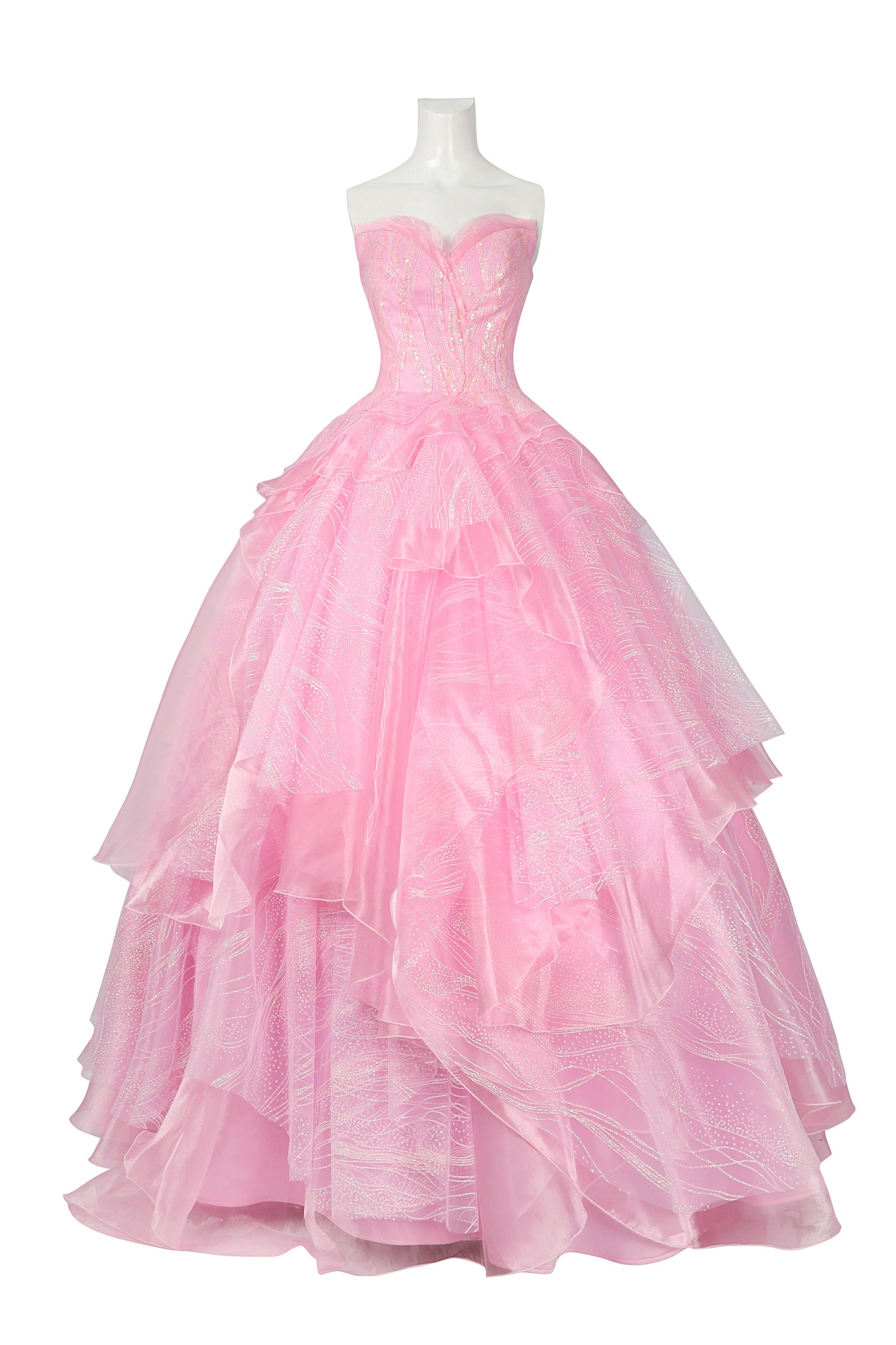 Wicked Part One Glinda Cosplay Costume | Movie Outfit
