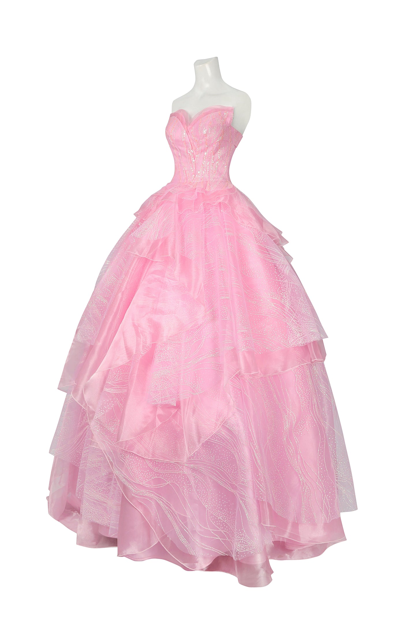 Wicked Part One Glinda Cosplay Costume | Movie Outfit