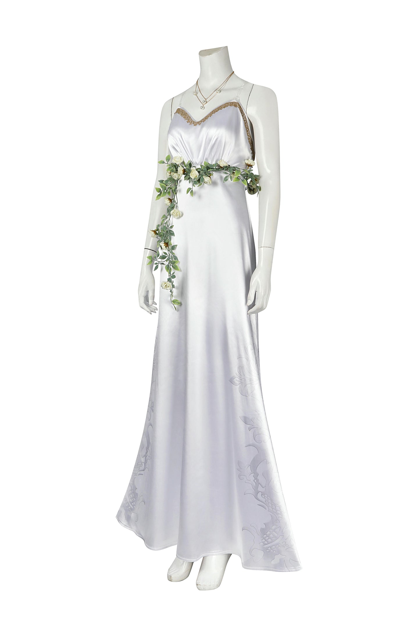 Final Fantasy VII Aerith Dress Cosplay Costume | Gaming Outfit