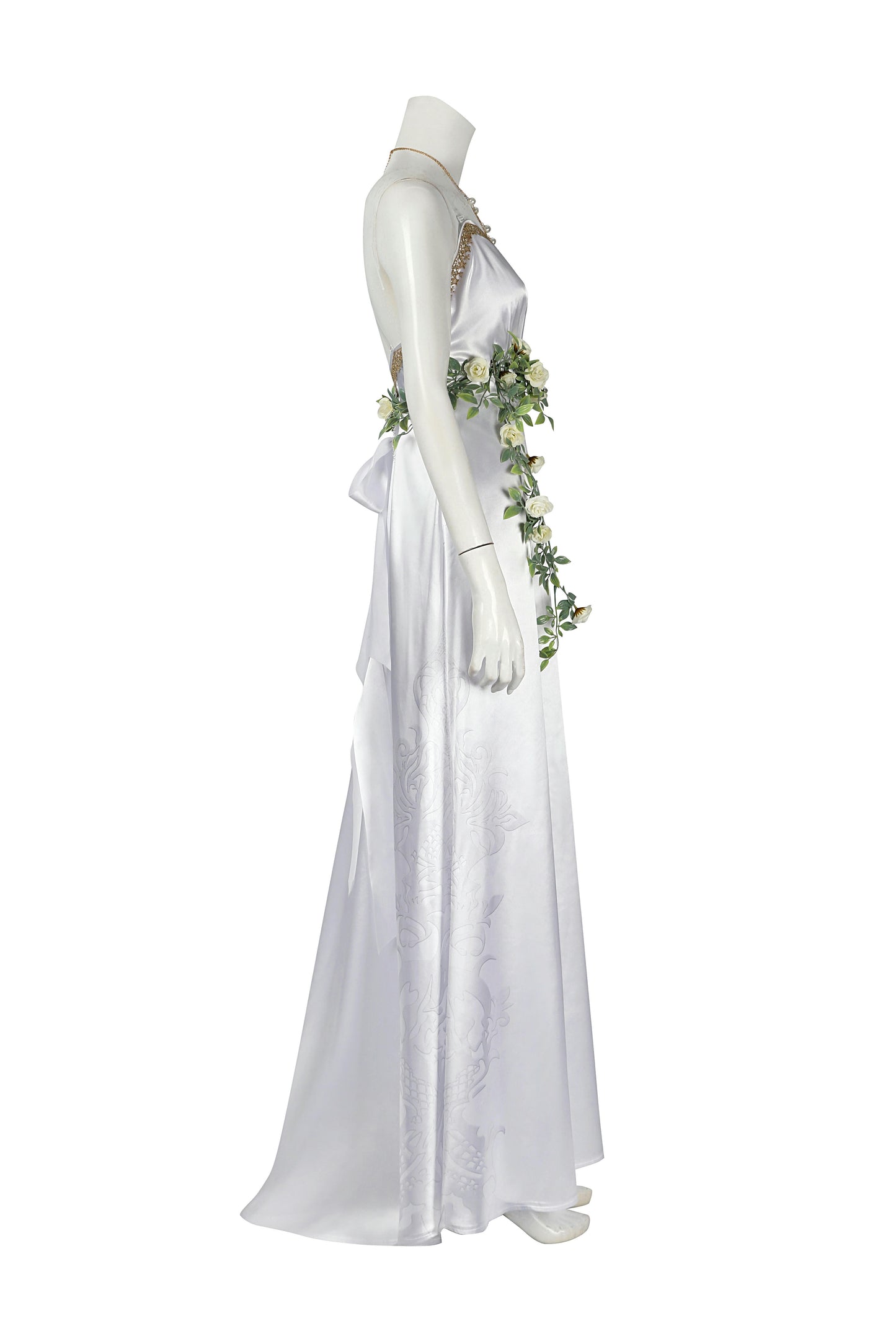 Final Fantasy VII Aerith Dress Cosplay Costume | Gaming Outfit
