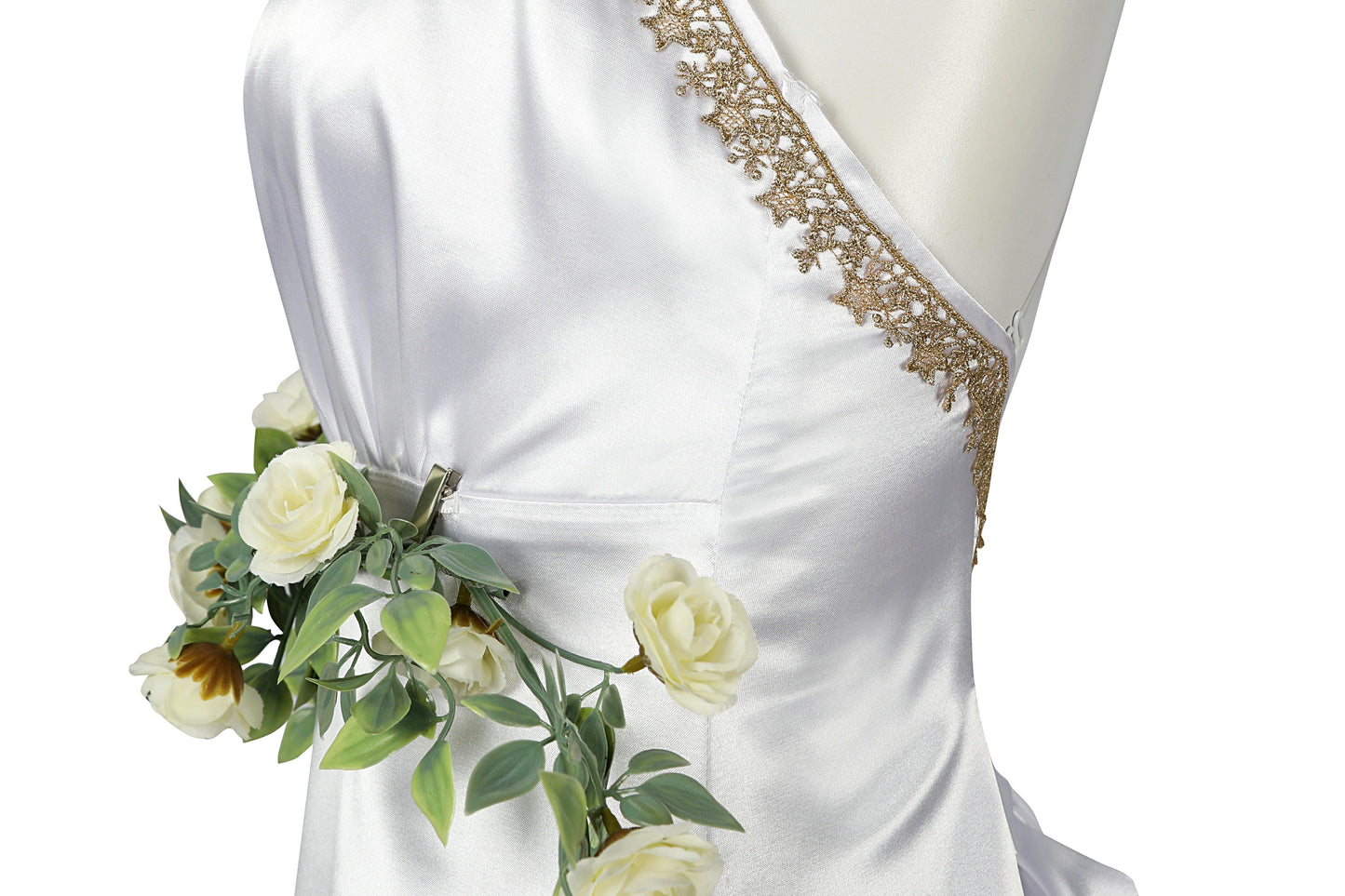 Final Fantasy VII Aerith Dress Cosplay Costume | Gaming Outfit