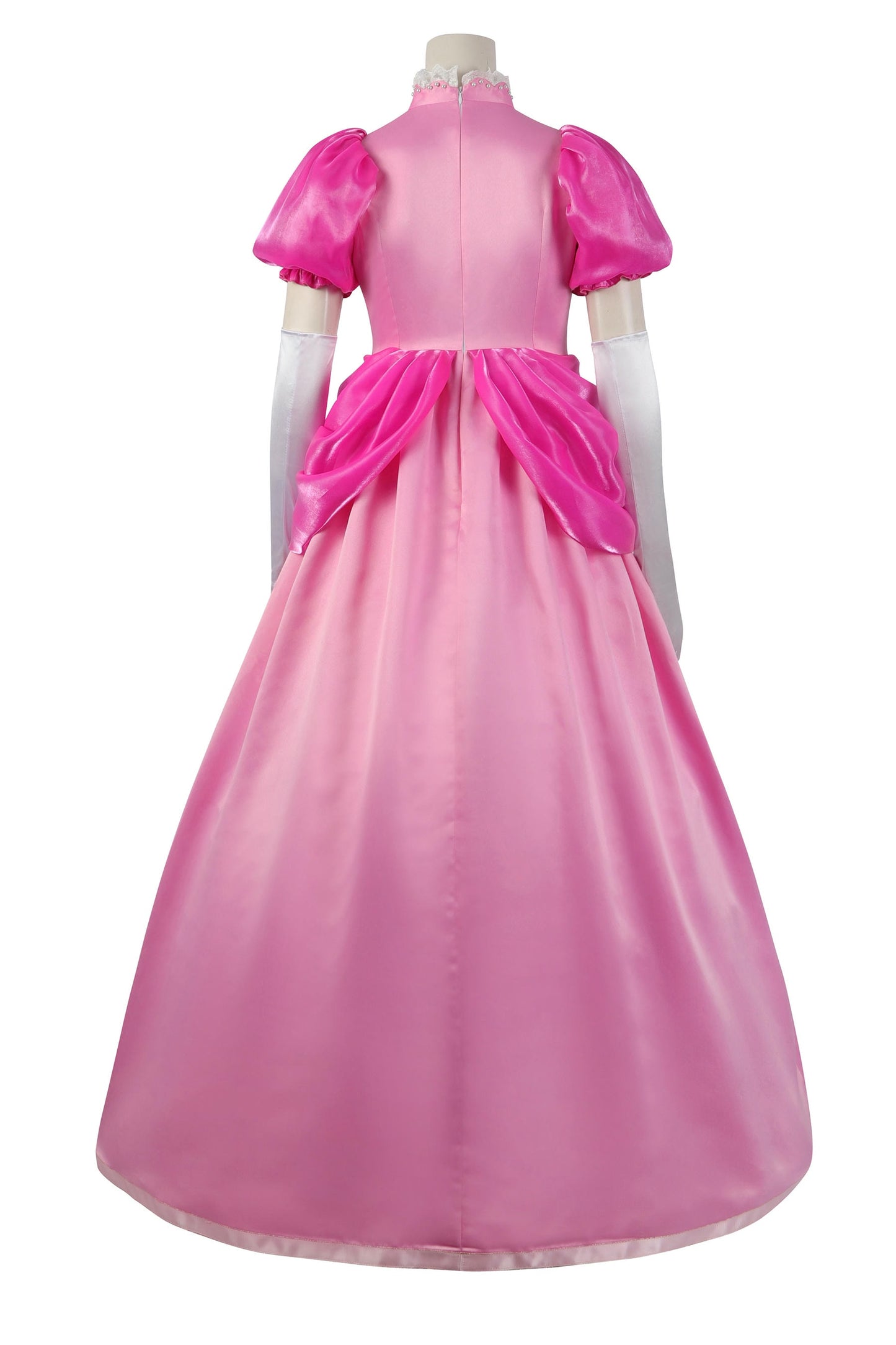 The Super Mario Bros Princess Peach Cosplay Costume  | Gaming Outfit