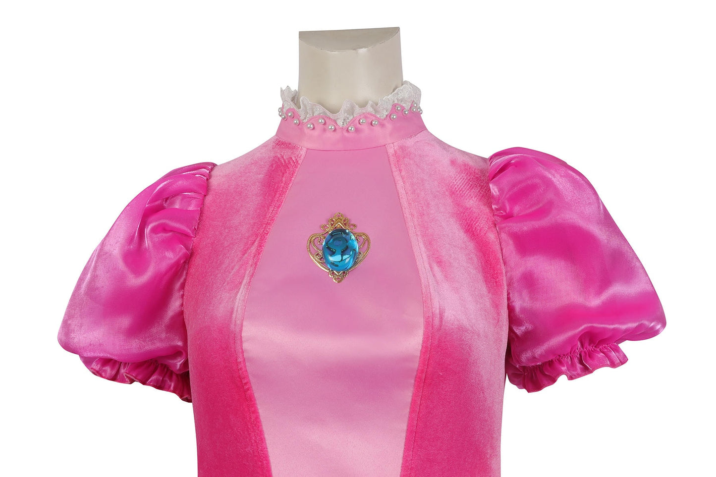 The Super Mario Bros Princess Peach Cosplay Costume  | Gaming Outfit