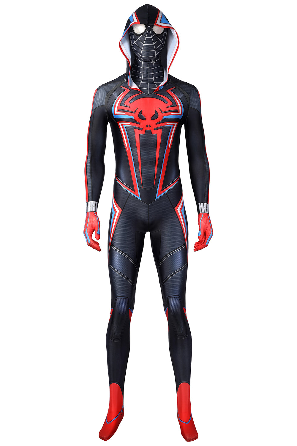 Marvel Spiderman PS5 2099 Suit Complete Cosplay Costume Outfit