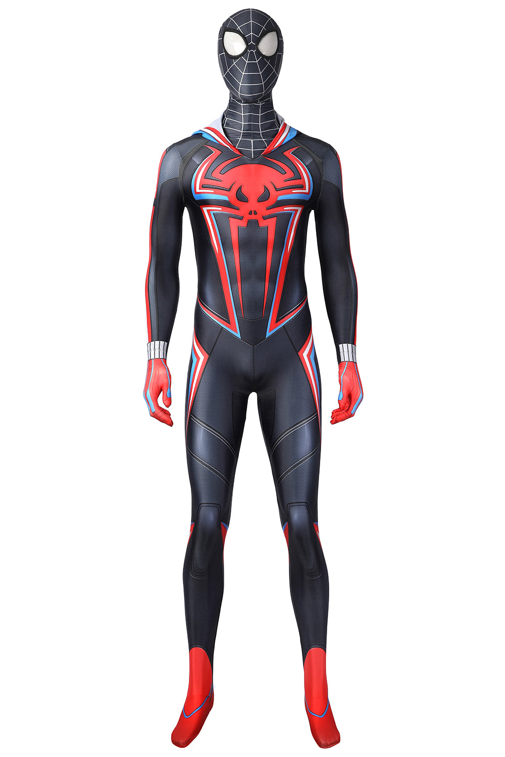 Marvel Spiderman PS5 2099 Suit Complete Cosplay Costume Outfit