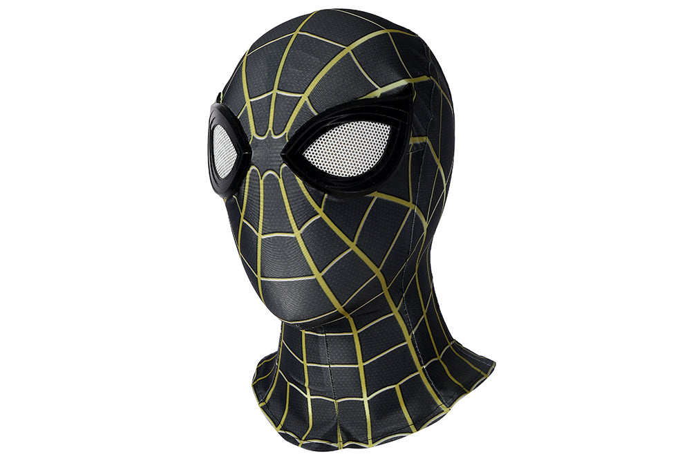 Marvel Spiderman 3 Black and Gold Suit Complete Cosplay Costume Outfit