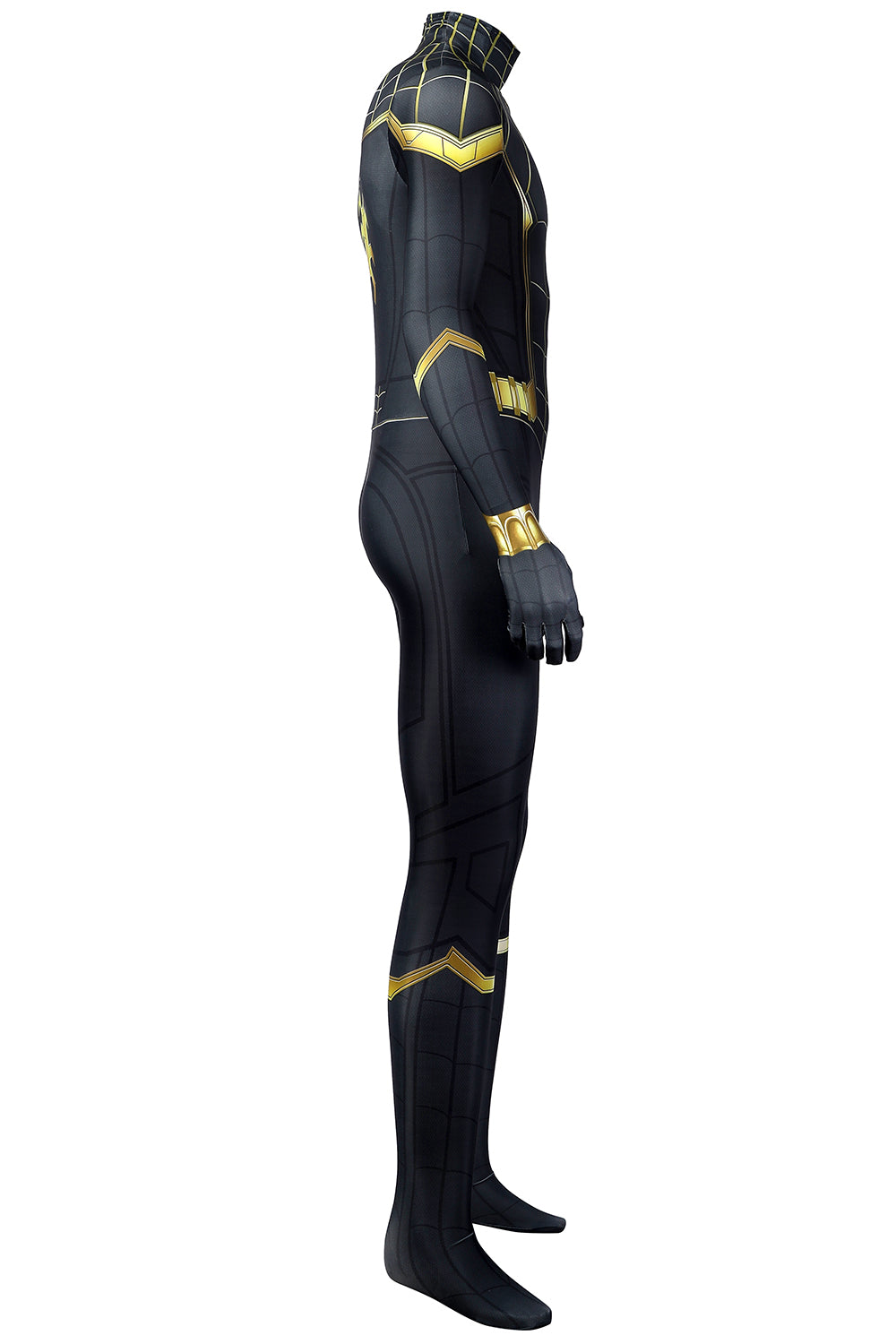 Marvel Spiderman 3 Black and Gold Suit Complete Cosplay Costume Outfit