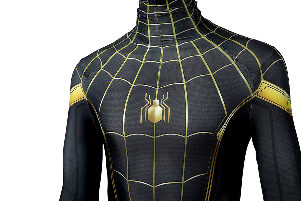 Spider-Man 3 Black & Gold Suit Cosplay Costume | Marvel Outfit