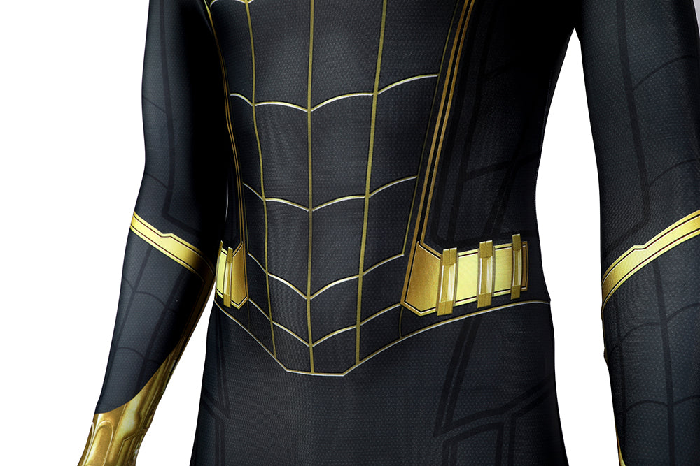 Spider-Man 3 Black & Gold Suit Cosplay Costume | Marvel Outfit