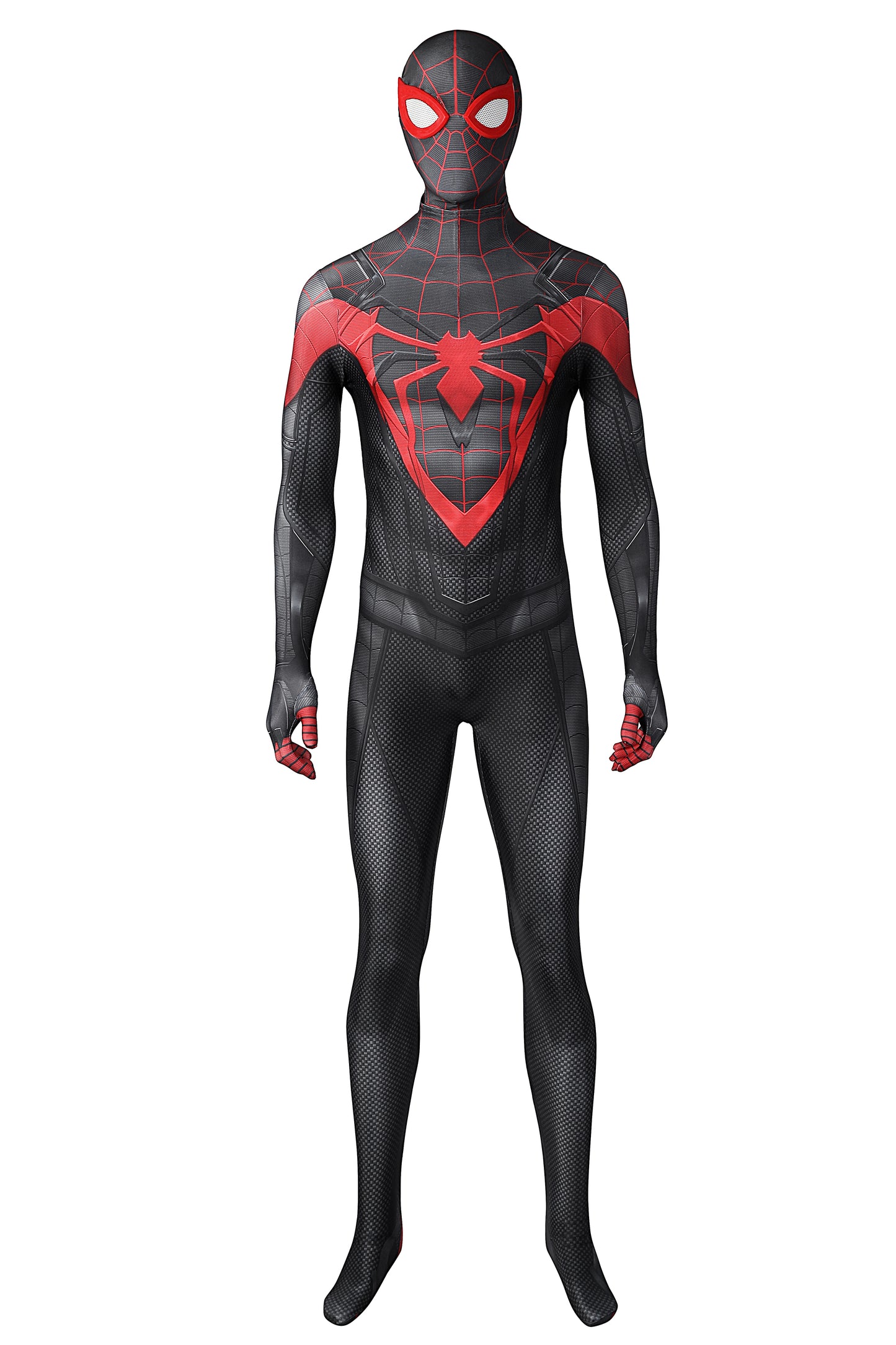 Marvel Spiderman PS5 Suit V2 Complete Cosplay Costume Outfit