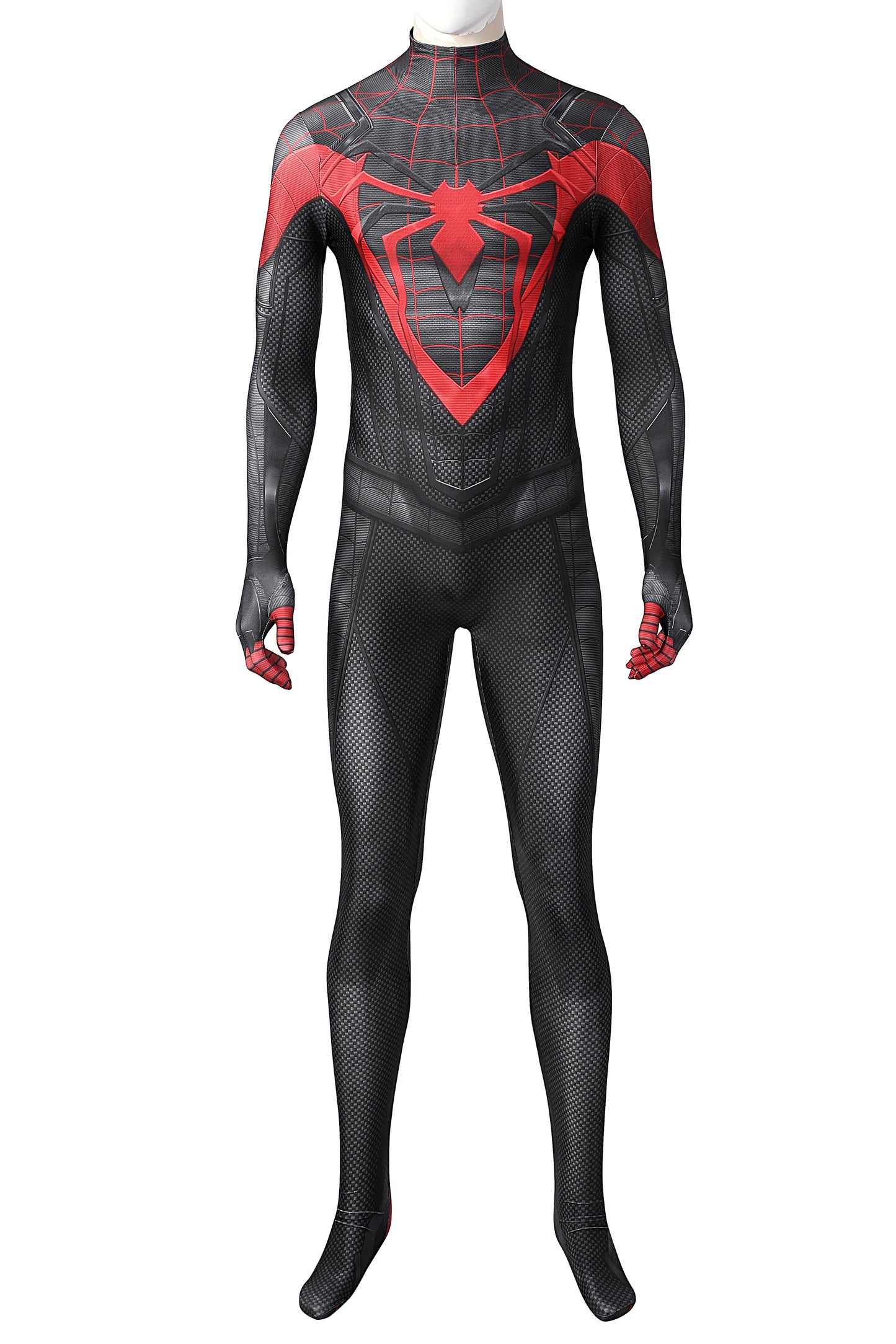 Marvel Spiderman PS5 Suit V2 Complete Cosplay Costume Outfit