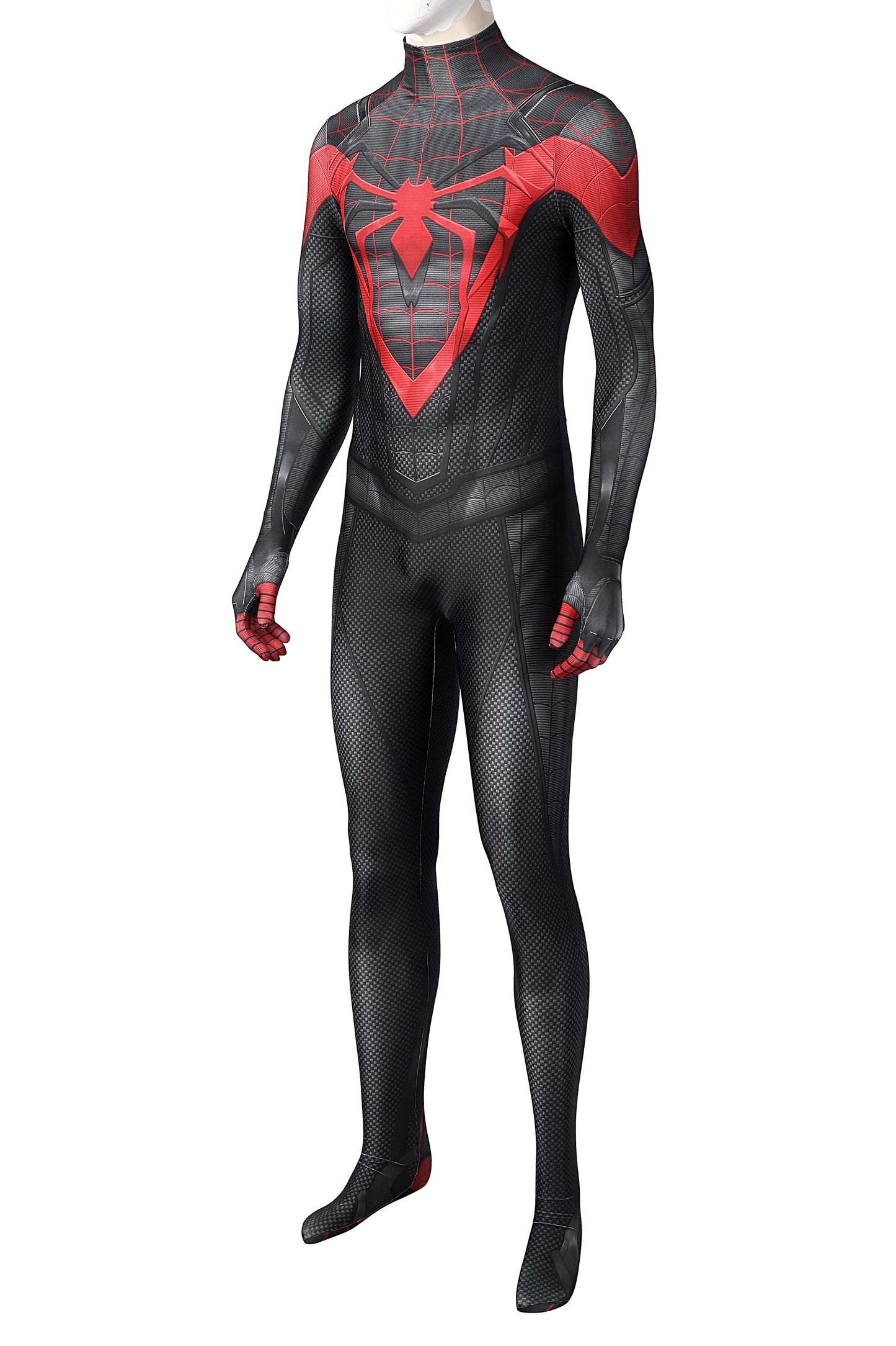 Marvel Spiderman PS5 Suit V2 Complete Cosplay Costume Outfit