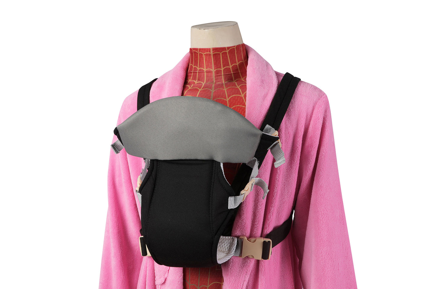 Marvel Spiderman Pink Robe Complete Cosplay Costume Outfit