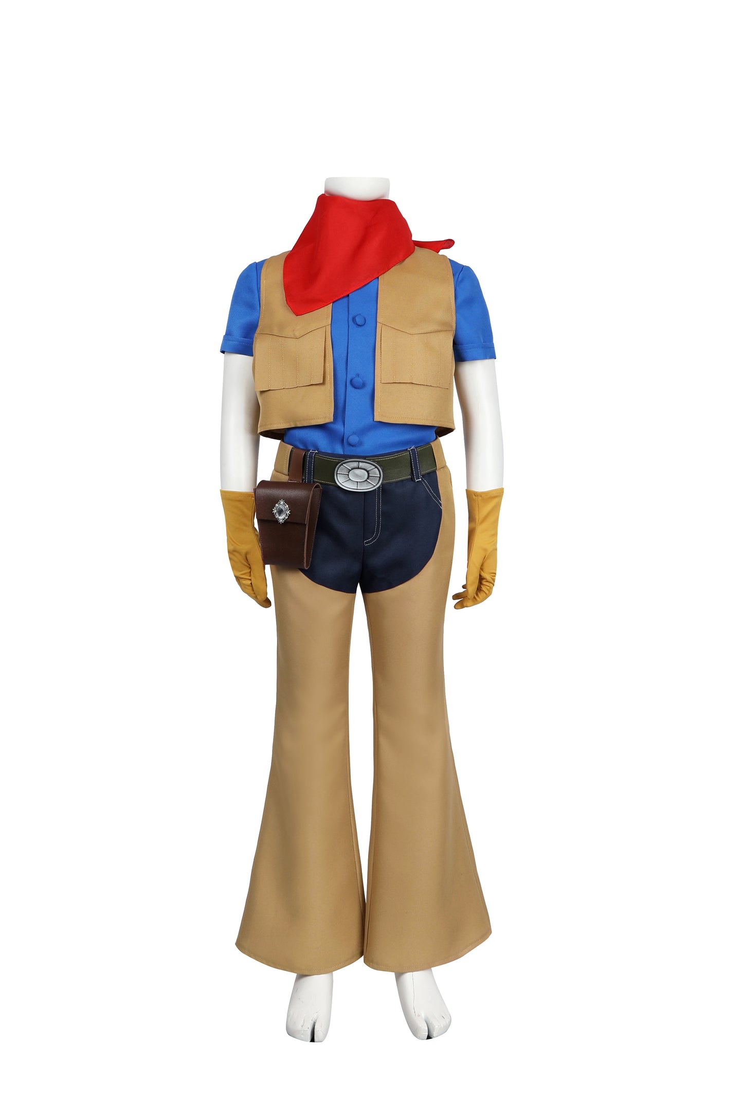 Princess Peach Showtime! Kids Cowgirl Complete Cosplay Costume Outfit