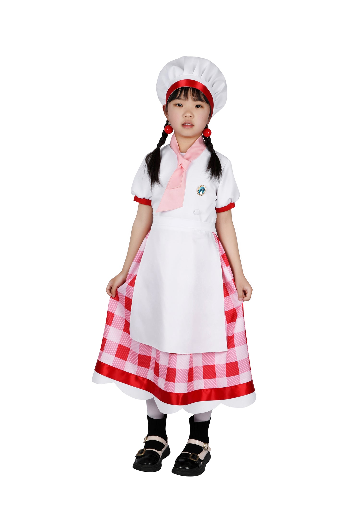 Kids Chef Princess Peach Cosplay Costume | Showtime Outfit